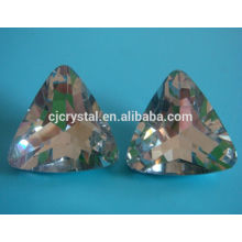 fancy stone triangle crystal glass stone